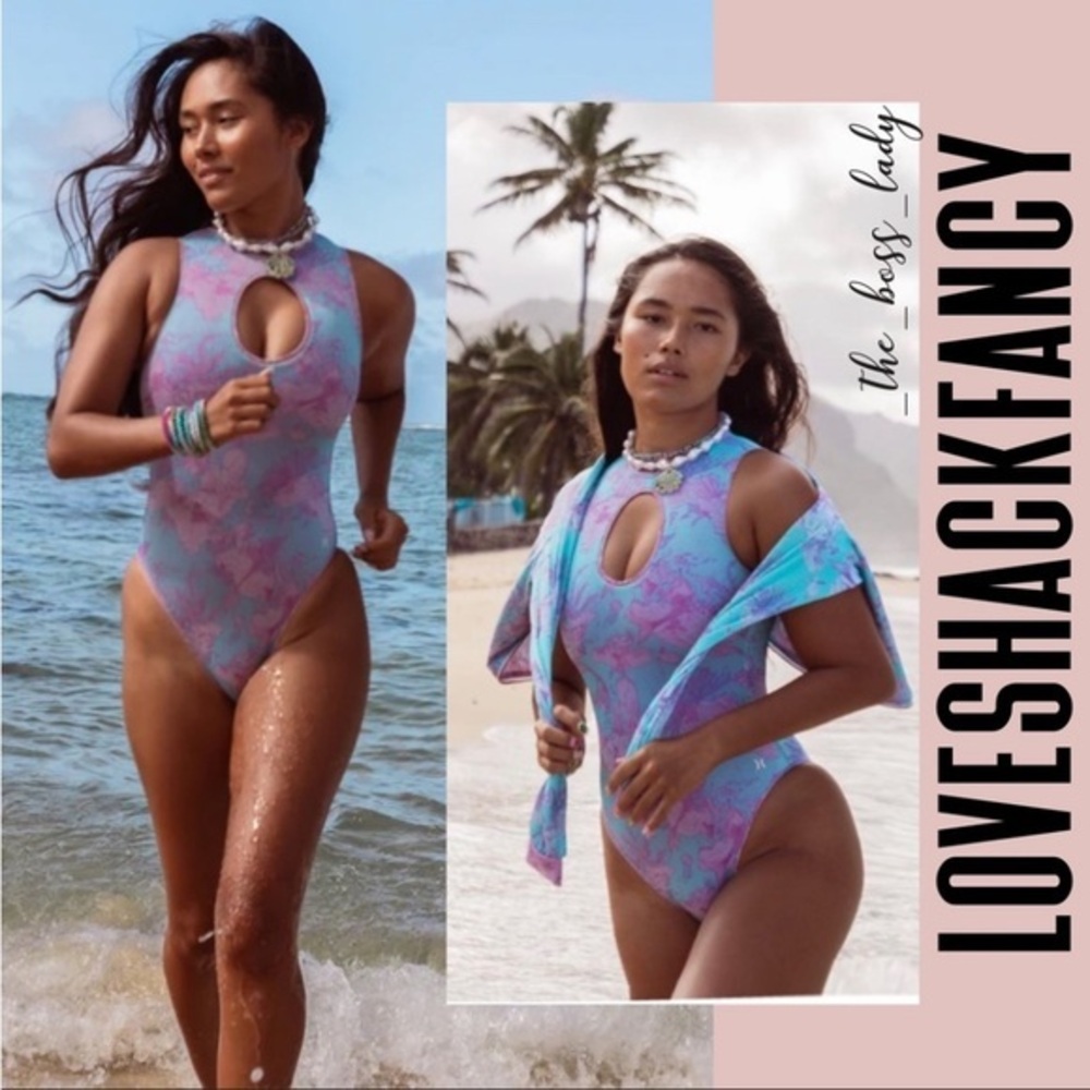 LoveShackFancy swimsuit Medium one piece bodysuit swimwear bikini